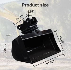lot 106769 image: Excavator Bucket  Model D3T  Fits 3 Ton Excavators