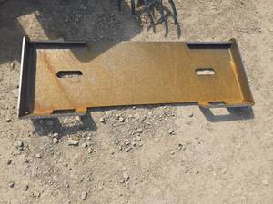 lot 106826 image: Unused Industrial Skid Steer Equipment Mounting Plate  Standard Size
