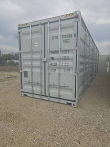 lot 106905 image: One Way Use 40ft Storage Container with 4 Door Side Access  DFCU1691906