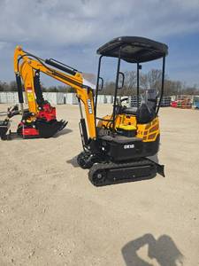 lot 106963 image: Unused CK16P Mini Excavator  13.5HP  Yellow
