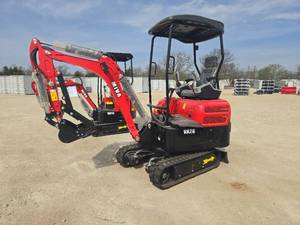 lot 106967 image: Unused MIVA VA20 Mini Excavator  Kubota D722 Diesel  2 Ton  Pilot Controls