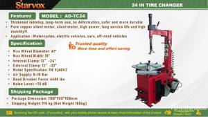 lot 16039 image: StarVox 24-Inch Tire Changer Machine   AD-TC24