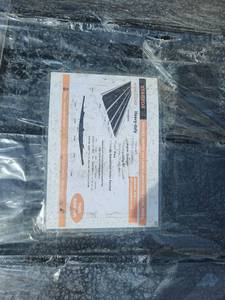 lot 16135 image: StarVox 100pcs 10FT Long Corrugated Steel Panel (Black)  S3048F