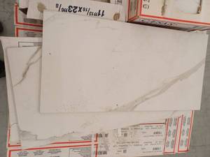 lot 30826 image: 20 Boxes Porcelain Tile, 7 Pieces Per Box