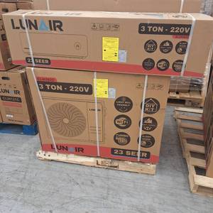 lot 40032 image: Lunair 36,000 btu 23 seer inverter 220v