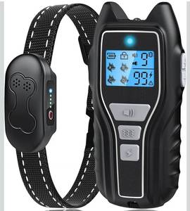 lot 1150 image: Dog Shock Collar with Remote Control - Rechargeable Dog Training Collar, IPX7 Waterproof E Collar for Dogs with 4 Safe Modes Flashlight Beep Vibration Shock Ideal for All Dog Sizes (8-150lbs)