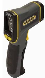 lot 1159 image: General Tools Non-Contact Infrared Thermometer #IRT217, Laser Temperature Gun, Thermal Detector, 101 Distance to Spot Ratio