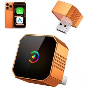 lot 1180 image: 2-in-1 Wireless CarPlay for iPhone 2026 Upgraded, Wired to Wireless Car Play & Android Auto with 5.0GHz WiFi, Fast Auto-Connect, Plug & Play, Car Subwoofer Compatible with iPhone iOS 10