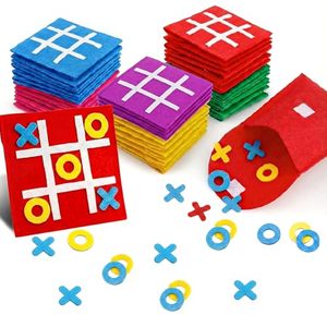 lot 1260 image: Capoda 30 Pack Easter Gifts for Kids Felt Tic Tac Toe Strategic Board Game with Pocket Cards for Classroom Exchange Birthday Gifts Prizes Party Favors Easter Basket Stuffers Fillers