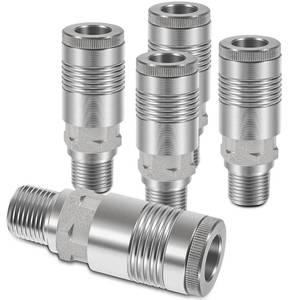 lot 1268 image: S-1816 12 Male Body G Style Coupler Air Fittings Air Plug Coupler (5pcs)