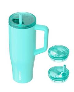 lot 1312 image: KISSKIND 40 oz Lumispin Tumbler with Handle and Hidden Straw, 100% Leak Proof Water Cup with Handle, Insulated Water Bottle for Travel, Mom, Nurse, Teacher, Student, Frosted Mint