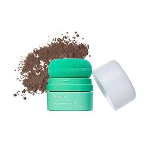 lot 1316 image: Briogeo Style & Treat Dry Shampoo Puff - Tinted for Dark Hair - Mattifying Dry Shampoo Powder - Non-Aerosol, Talc Free, Benzene Free - 0.5 oz15 g