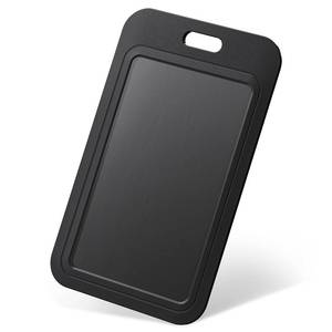 lot 1317 image: Uniclife 1 Pack Sliding ID Badge Holder Hard Black Vertical Plastic Card Case Protector Pouch with Clear Window for Office School ID Credit Cards Proximity Key Cards Drivers Licenses and Passes