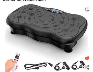 Vibration Plate Exercise Machine for Lymphatic Drainage Weight Loss, Whole Body Workout Vibration Fitness Platform ,Home Training Equipment ,Sport Gym for Weight Loss Fat Burner for Women Men