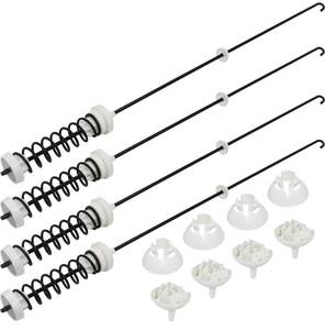 lot 1040 image: 2026 UPGRADED W10780048 WTW4800XQ4 WTW4800XQ1 RTW4640YQ1 ATW4675YQ1 Washer Suspension Rod Kit(4 packs) by Beaquicy - Replacement for Whirlpool Ken-more Admiral May-tag Washing Machine