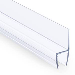 lot 3002 image: AmazerBath 5 PCS Shower Door Side Seal Strip for 38 Inch Glass - 15.75 Inches x 5, 5 Sections Segmented Shower Installation Kit, Frameless Glass Door Seal Strip - Retail $17