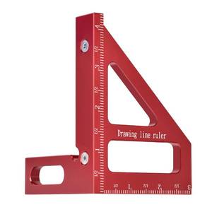 lot 3004 image: Aleric Imperial 3D Multi Angle Measuring Ruler, High Precision 4590 Degree Woodworking Tools Aluminum Alloy Miter Triangle Ruler Measuring Tools for Engineer Carpenters