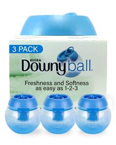 lot 3010 image: Downy Fabric Softener Dispenser Ball, -3 pk - Retail $22