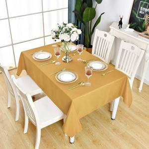 lot 3053 image: KAIPHO Gold Square Tablecloth Waterproof Stain Resistant Wrinkle Free Table Cloth 210GSM Polyester Wipeable Table Cover for Party, Banquet, Indoor and Outdoor use - RectangleRectangular, 60 x 60 inch
