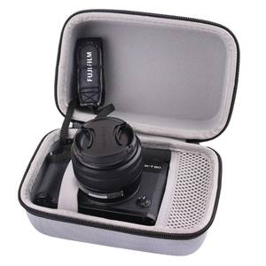 lot 3056 image: WAIYUCN Hard Carrying Case Compatible with Fujifilm X-T50,X-T5,X-T30 II, X-T30, X-T10, X-T20 Mirrorless Digital Camera Case(Fits 15-45mm Lenses) (grey) - Retail $21