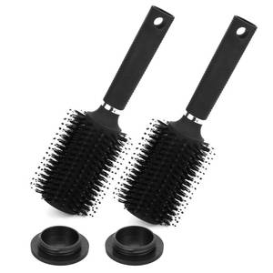 lot 3060 image: QWORK Diversion Safe Hair Brush - Discreet Hidden Compartment for Money, Jewelry, and Valuables, for Home and Travel Security, 2 Pack - Retail $14