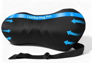 lot 3144 image: Lekewn Lumbar Support Pillow for Office Chair - Lumbar Pillow for Car - Ergonomic Lumbar Support Pillow for Car Back Support Cushion