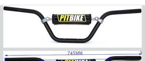 lot 2866 image: Motorcycle Handlebar 78 22mm Motocross Moto Bar with Foam Pad For CRF YZF KXF KLX RMZ DRZ Dirt Pit Bike Use T6-6061 Aluminum (Black)