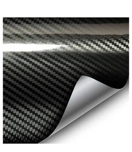 lot 2887 image: VVIVID Epoxy High Gloss Black Carbon Vinyl Automotive Wrap Film DIY Easy to Install No Mess (2ft x 5ft)