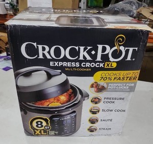 lot 2891 image: Crockpot Express Crock Multi-Cooker XL