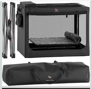lot 2912 image: Noah & Paw Collapsible Dog Crate 42 Inch, XXL Dog Crate for XXL, XL, Large Breeds, Travel Kennel for Car,