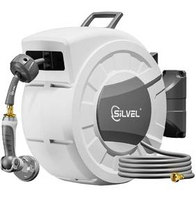 lot 2918 image: Retractable Garden Hose Reel, 12 x 100ft