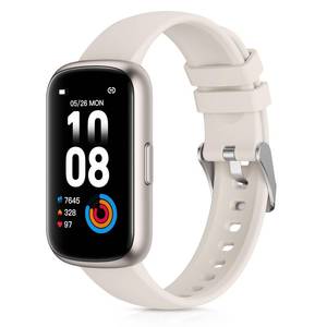 lot 3189 image: TIFOZEN Fitness Tracker with 247 Heart Rate, Blood Oxygen, Sleep Monitor, 3ATM Waterproof Fitness WatchSmart WatchActivity Tracker, PedometerStep Counter, Calorie Tracker for Women Men, Starlight