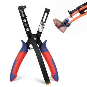 lot 3195 image: SENGKAI Air Line Pliers Push to Connect Fittings Removal Tool, Disconnect Tool for 14 - 516 (6mm, 8mm) Qucik Connect Air Hose Fittings, Release Pliers for Push-Fit Pneumatic Connectors