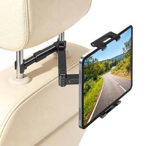 lot 3196 image: Kincown Tablet Holder for Car Headrest, Adjustable 360° Rotating Car Tablet Mount, Car Back Seat Stand for iPad, Road Trip Essentials for Kids, Compatible with 5.2-10.3 iPad Pro, Air, Mini, Galaxy