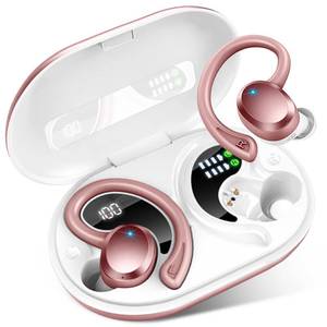 lot 3238 image: Wireless Earbuds Sport Bluetooth Headphones 5.4, 2025 Bluetooth Earbuds 4 HD Mic, Over-Ear Buds with Earhooks ENC Noise Canceling Earphones, 48Hrs Stereo, IP7 Waterproof Headset for WorkoutRunning