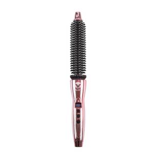 lot 3289 image: CALISTA Perfecter Pro Heated Round Brush  Lift, Volumize, and Style with No Heat Damage for Healthier-Looking Hair  4 Sizes for Most Hair Types  Dual Voltage &amp Adjustable Temp (0.75, Rose Gold) - Retail $103