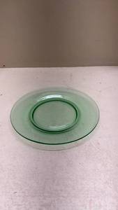 Uranium Glass Dinner Plate - UV Reactive