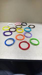 lot 308 image: 1.75mm PLA 3D Printer Filament Sample Pack