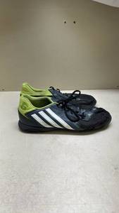 lot 309 image: Adidas Indoor Soccer Shoes with Neon Green Accents