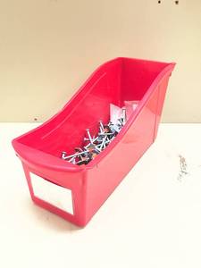lot 339 image: ITW Tapcon Concrete Anchors with Red Storage Bin
