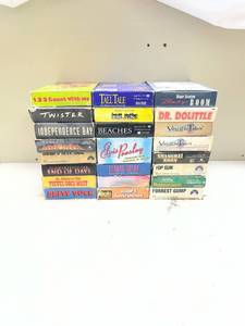 lot 341 image: 1990s VHS Movie Collection - 20 Popular Films