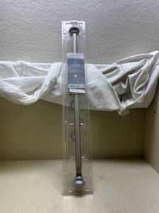 lot 345 image: JCPenney Prescott Pewter Curtain Rod 28-48 inch
