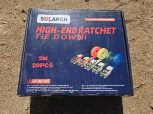 lot 4038 image: SdLanch High End Ratchet Tie Down Set 2m 20 Pcs