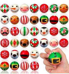 lot 70565 image: Holiday Character Stress Balls - 36 Pack - Retail $36