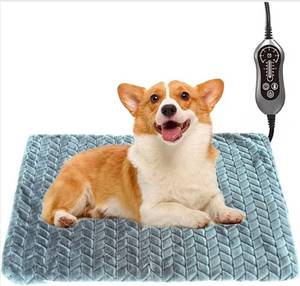 lot 70595 image: Electric Pet Heating Pad with Controller - Retail $35
