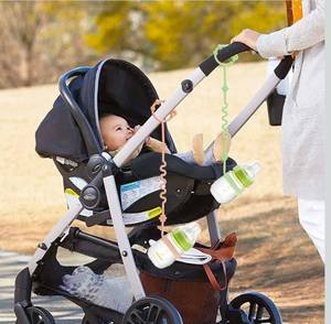lot 70607 image: Baby Bottle Holder Strap Set - Pastel Colors - Retail $12