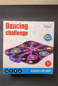 lot 70625 image: Bambilo Dancing Challenge Interactive Dance Mat - Retail $35