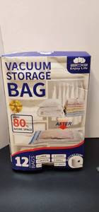 lot 70629 image: Vacuum Storage Bag Set with Electric Pump - Retail $15