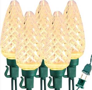 lot 70650 image: C9 LED Christmas String Lights - 25 Count - Retail $15