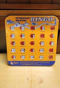 lot 70657 image: Interstate Highway Bingo Travel Game by Regal Games - Retail $12